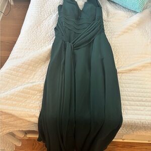 Bridesmaid Green Evening Dress